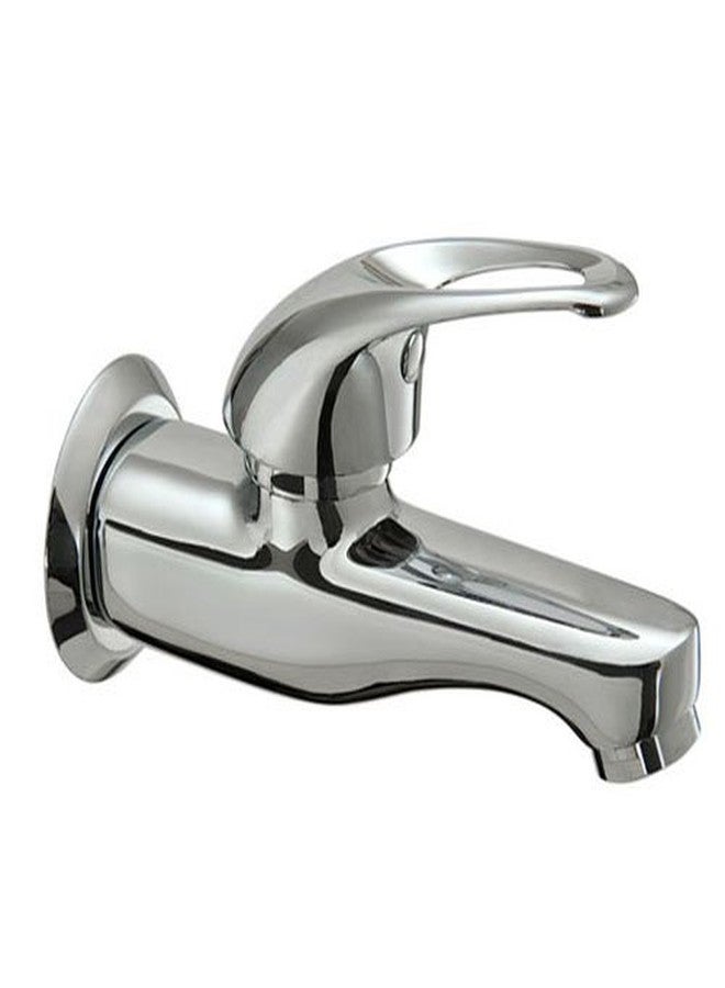 Plumber Stellar 15mm or 0.5-Inch Bib Cock with Wall Flange (Chrome)